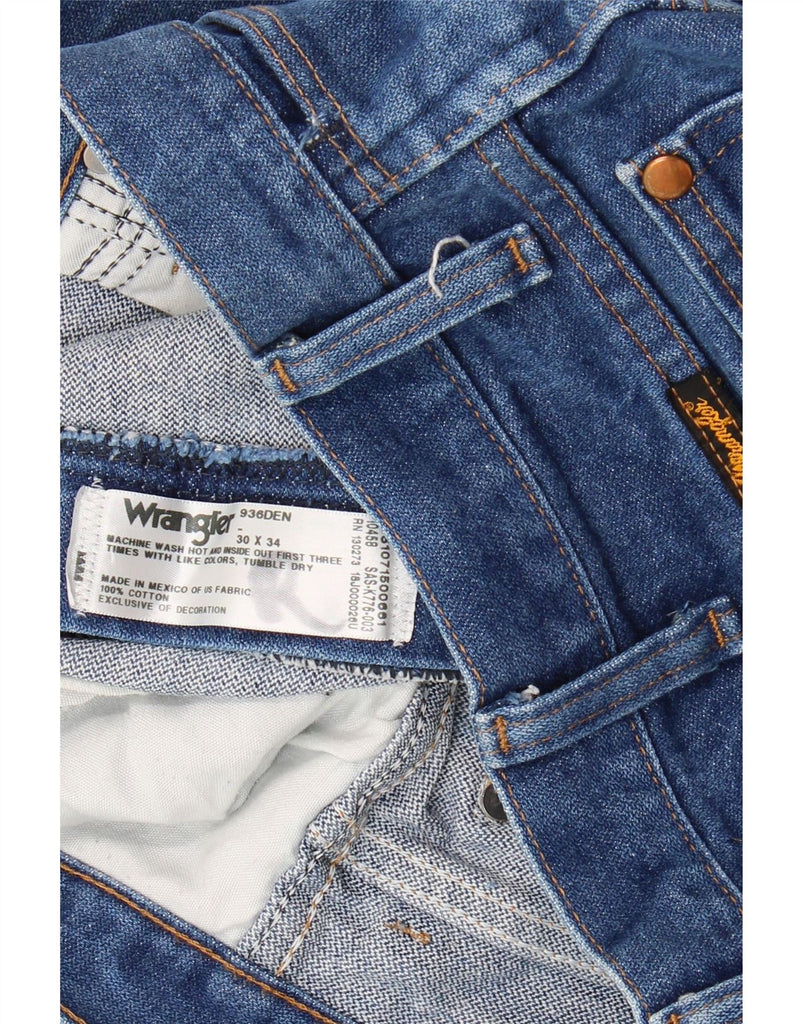 WRANGLER Mens Slim Jeans W30 L34 Blue Cotton Vintage Wrangler and Second-Hand Wrangler from Messina Hembry 
