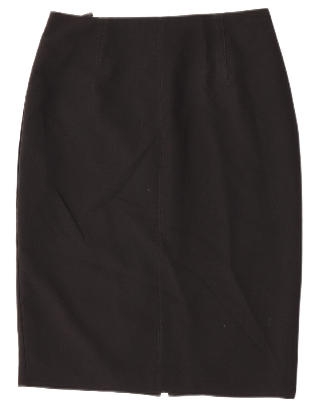 Marks & Spencer Womens Pencil Skirt UK 8 Small W27  Black Polyester