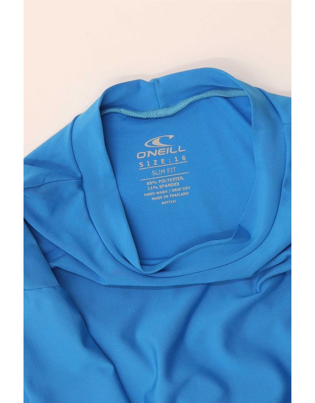 O'Neill Mens T-Shirt Top UK 16 Large Blue Polyester