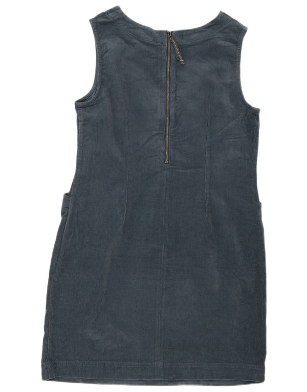 White Stuff Womens Sleeveless Corduroy Dress UK 14 Large Blue Cotton