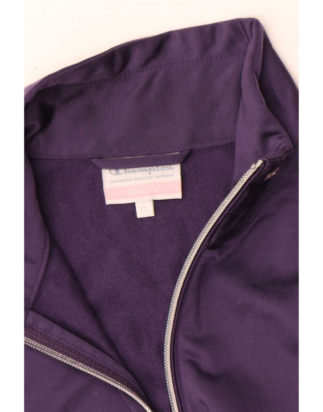 Champion Womens Tracksuit Top Jacket UK 18 XL Purple