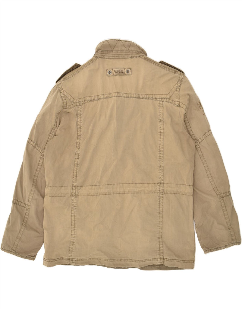 CAMEL ACTIVE Mens Utility Jacket UK 40 Large Beige Vintage Camel Active and Second-Hand Camel Active from Messina Hembry 