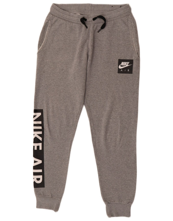 Nike Mens Nike Air Graphic Tracksuit Trousers Joggers Small Grey Flecked