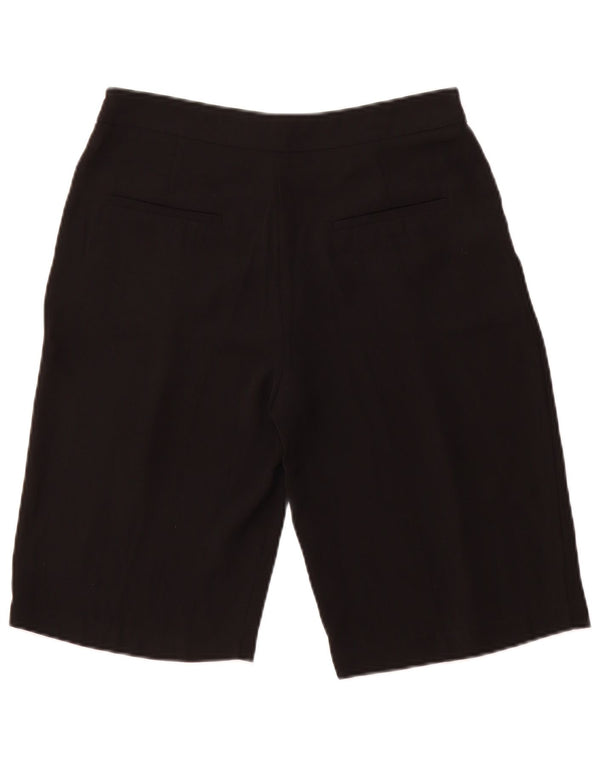 ZARA Womens Chino Shorts Small W26 Black