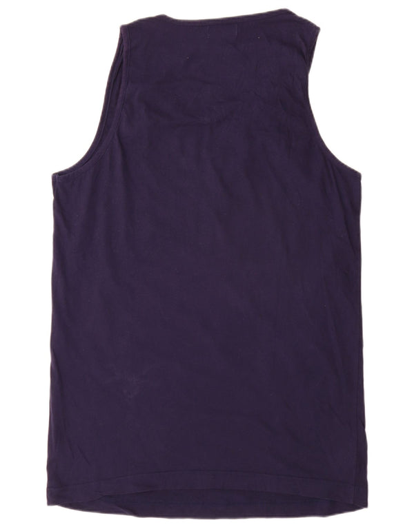 Kappa Mens Vest Top 2XL Navy Blue Cotton
