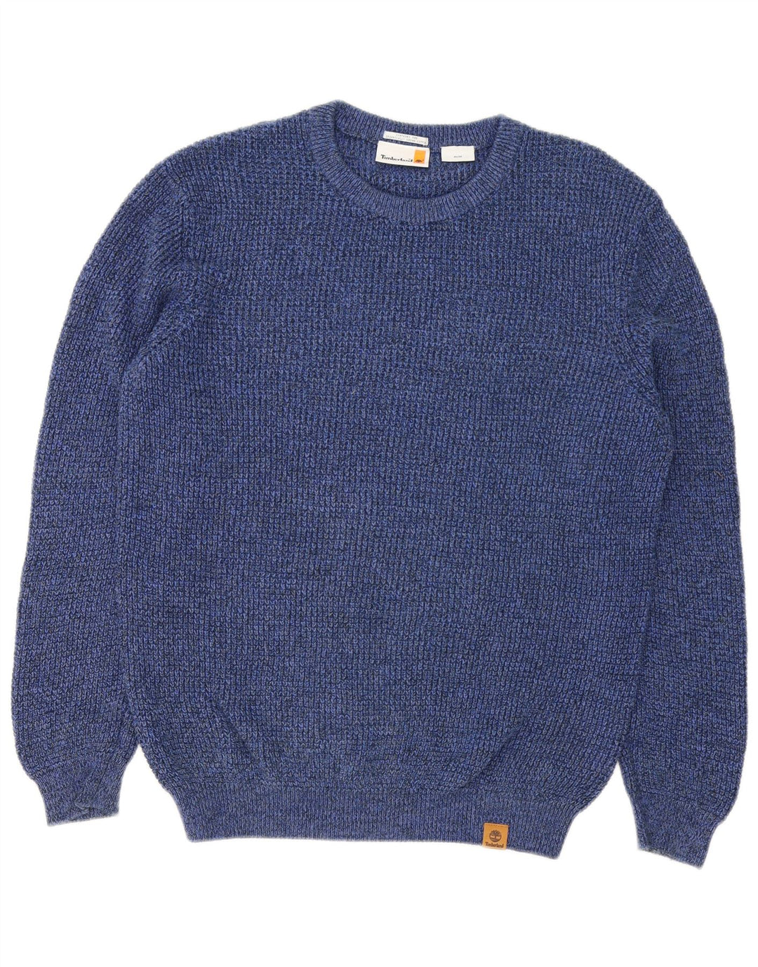 Timberland Mens Crew Neck Jumper Sweater Medium Blue Cotton