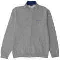 Champion Mens Tracksuit Top Jacket XL Grey Flecked Cotton