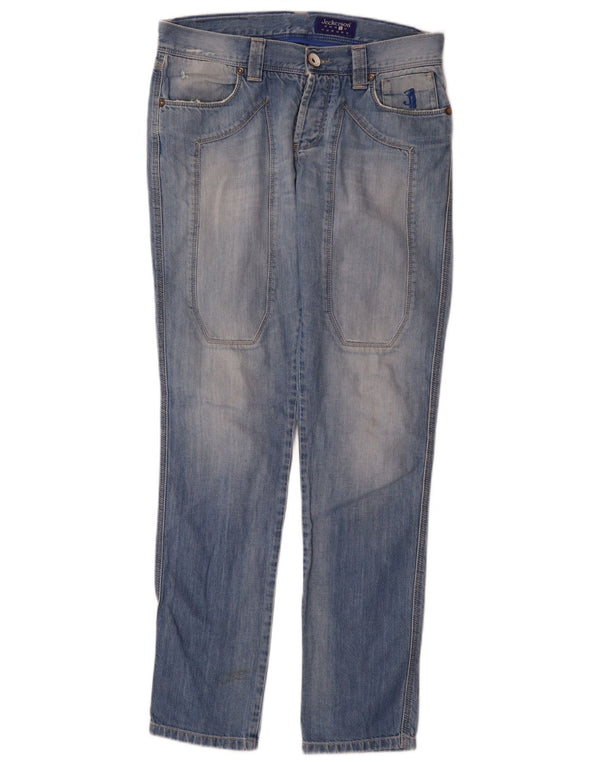 Jeckerson Womens Slim Jeans W31 L33 Blue Cotton