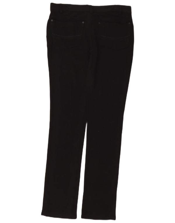 Woolrich Womens Slim Casual Trousers XL W36 L34 Black Viscose