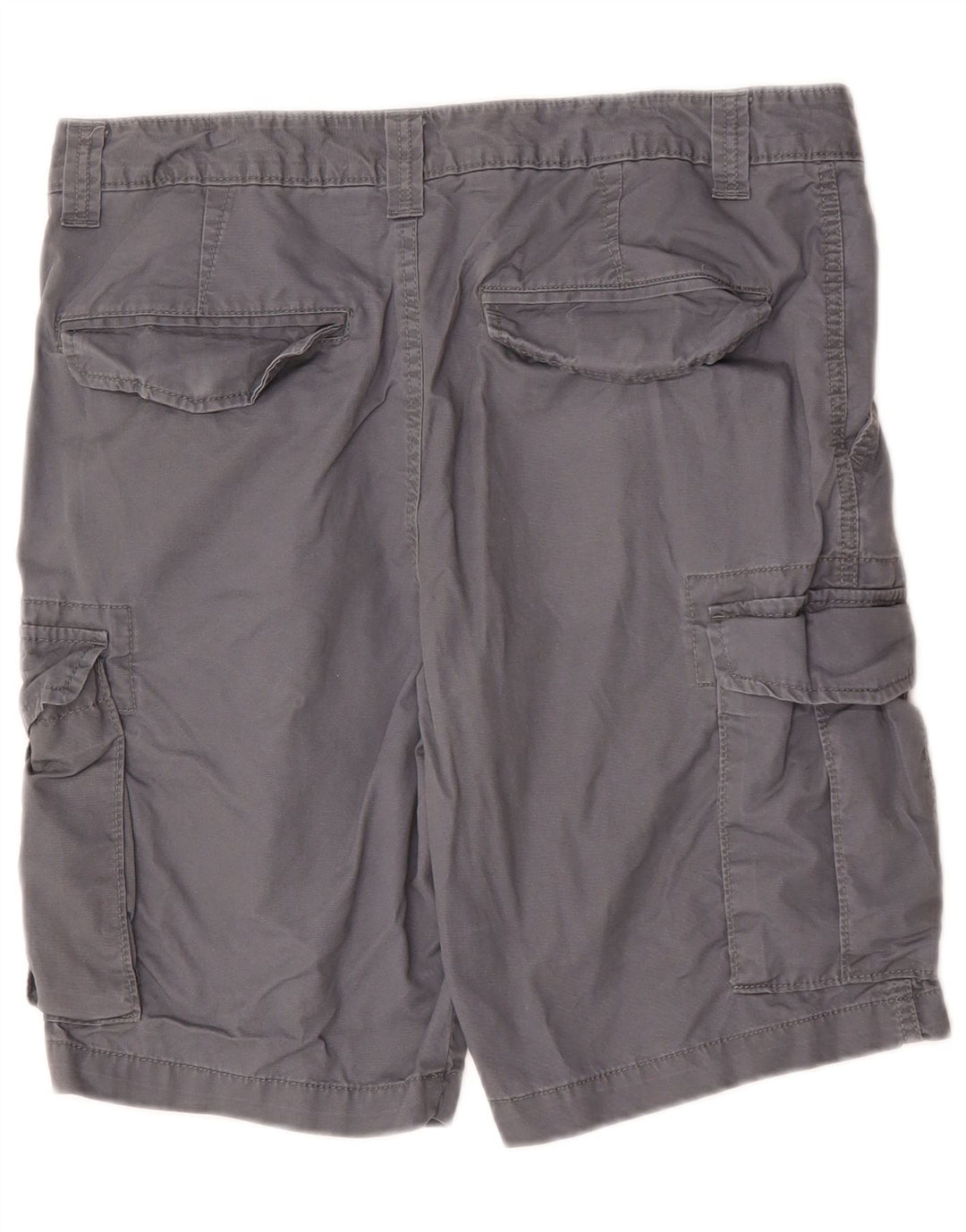 Marks & Spencer Mens Cargo Shorts W34 Large Grey Cotton