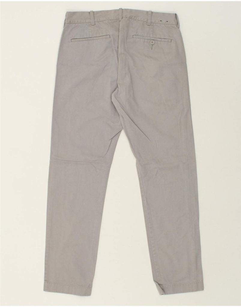 J. CREW Mens The Driggs Tapered Chino Trousers W32 L32 Grey Cotton | Vintage J. Crew | Thrift | Second-Hand J. Crew | Used Clothing | Messina Hembry 