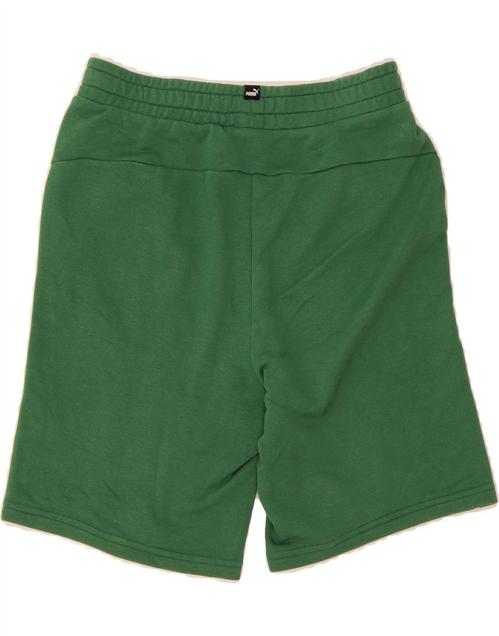 PUMA Boys Sport Shorts 13-14 Years  Green Cotton Vintage Puma and Second-Hand Puma from Messina Hembry 