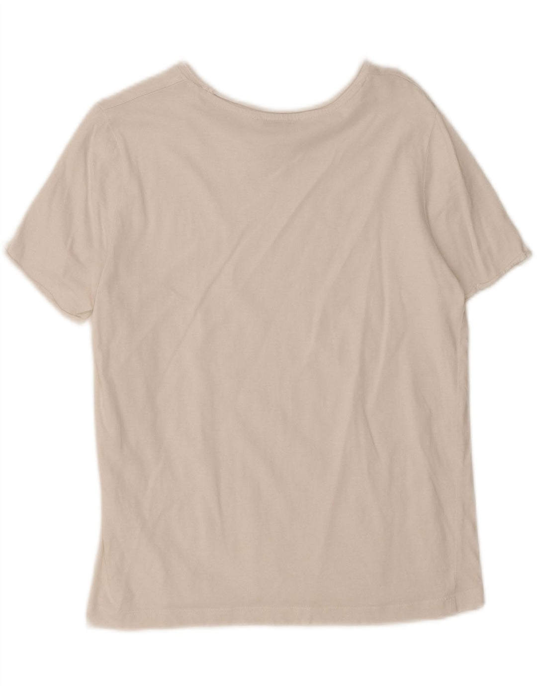 ZARA Womens T-Shirt Top UK 12 Medium White Vintage Zara and Second-Hand Zara from Messina Hembry 