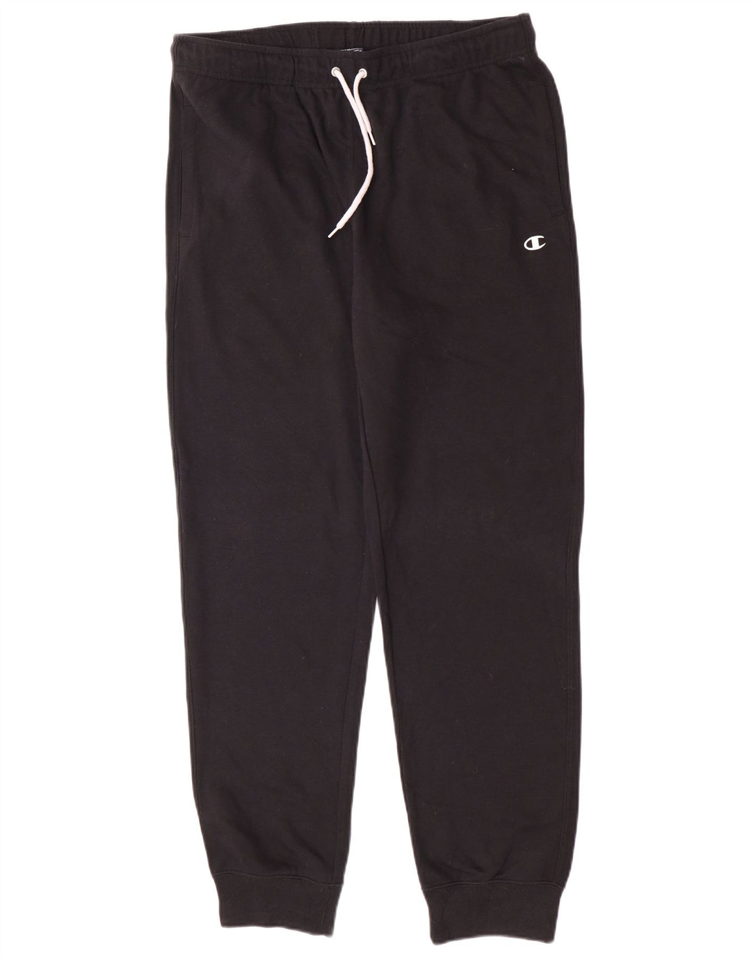 Champion Mens Tracksuit Trousers Joggers XL  Black Cotton