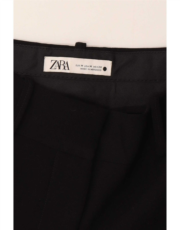 Zara Womens Bermuda Chino Shorts Medium W32 Black
