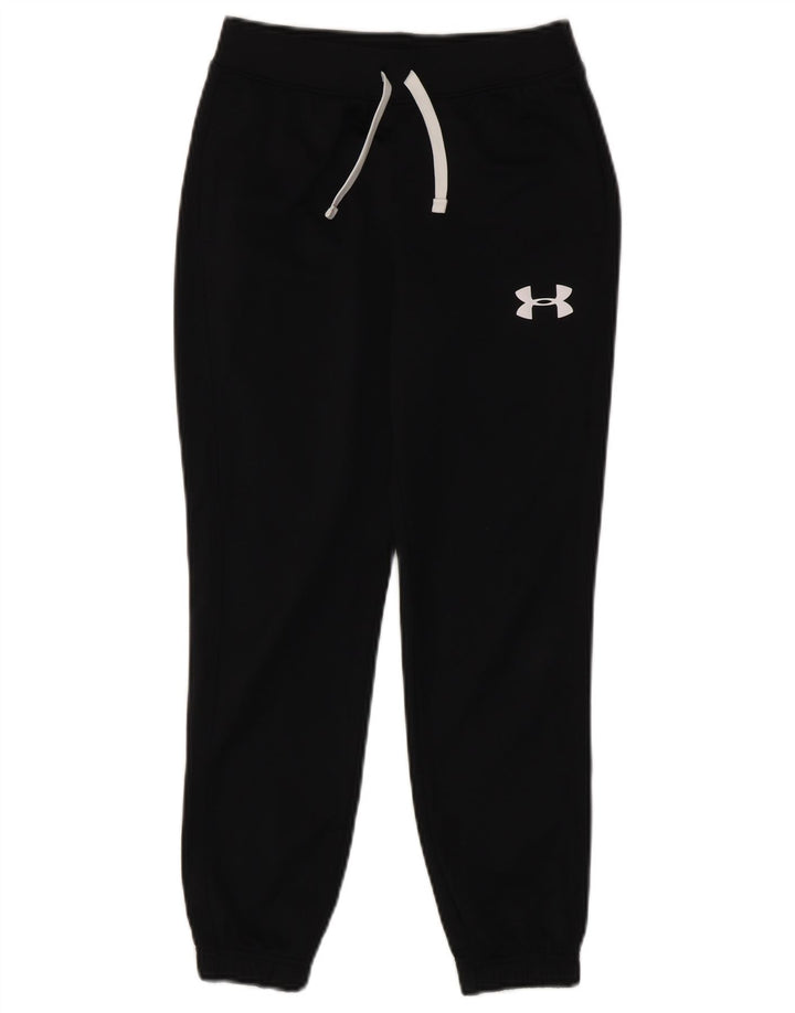 Under Armour Boys Tracksuit Trousers Joggers 9-10 Years Medium Black