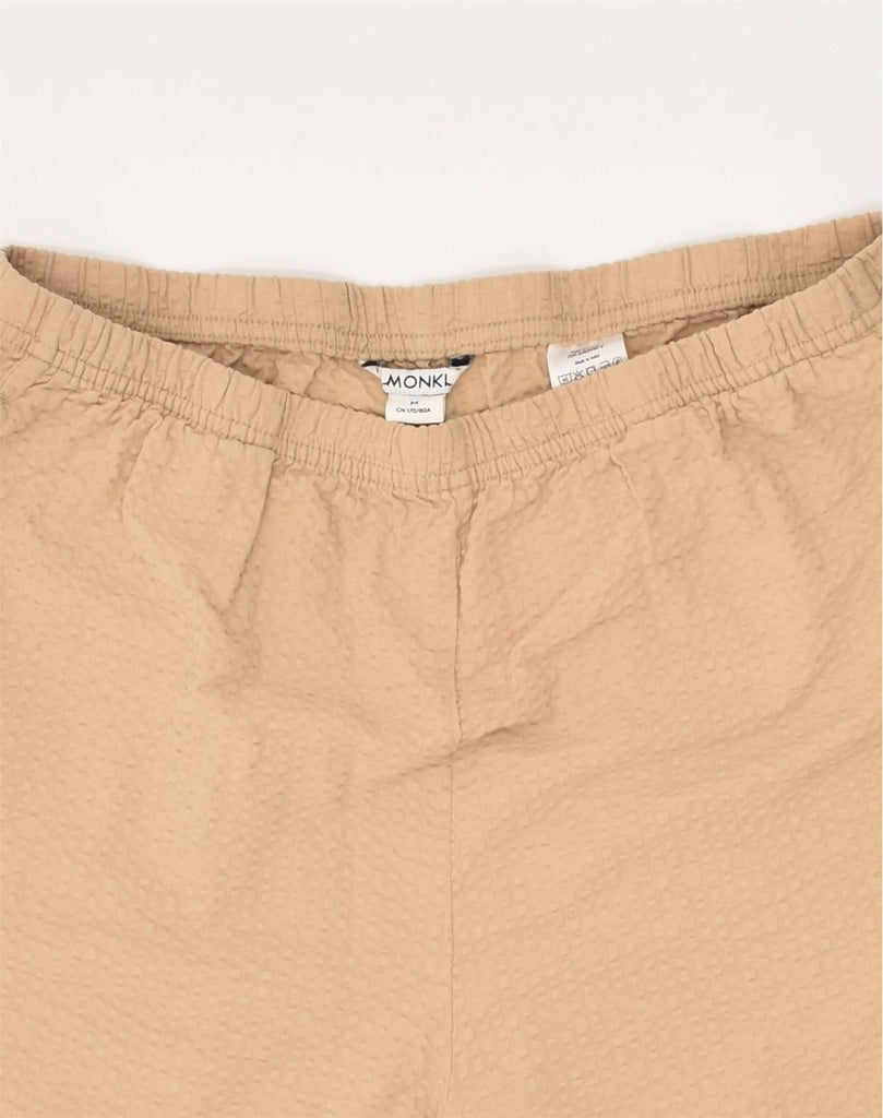 MONKI Womens Hot Pants Medium W30 Beige Cotton | Vintage Monki | Thrift | Second-Hand Monki | Used Clothing | Messina Hembry 