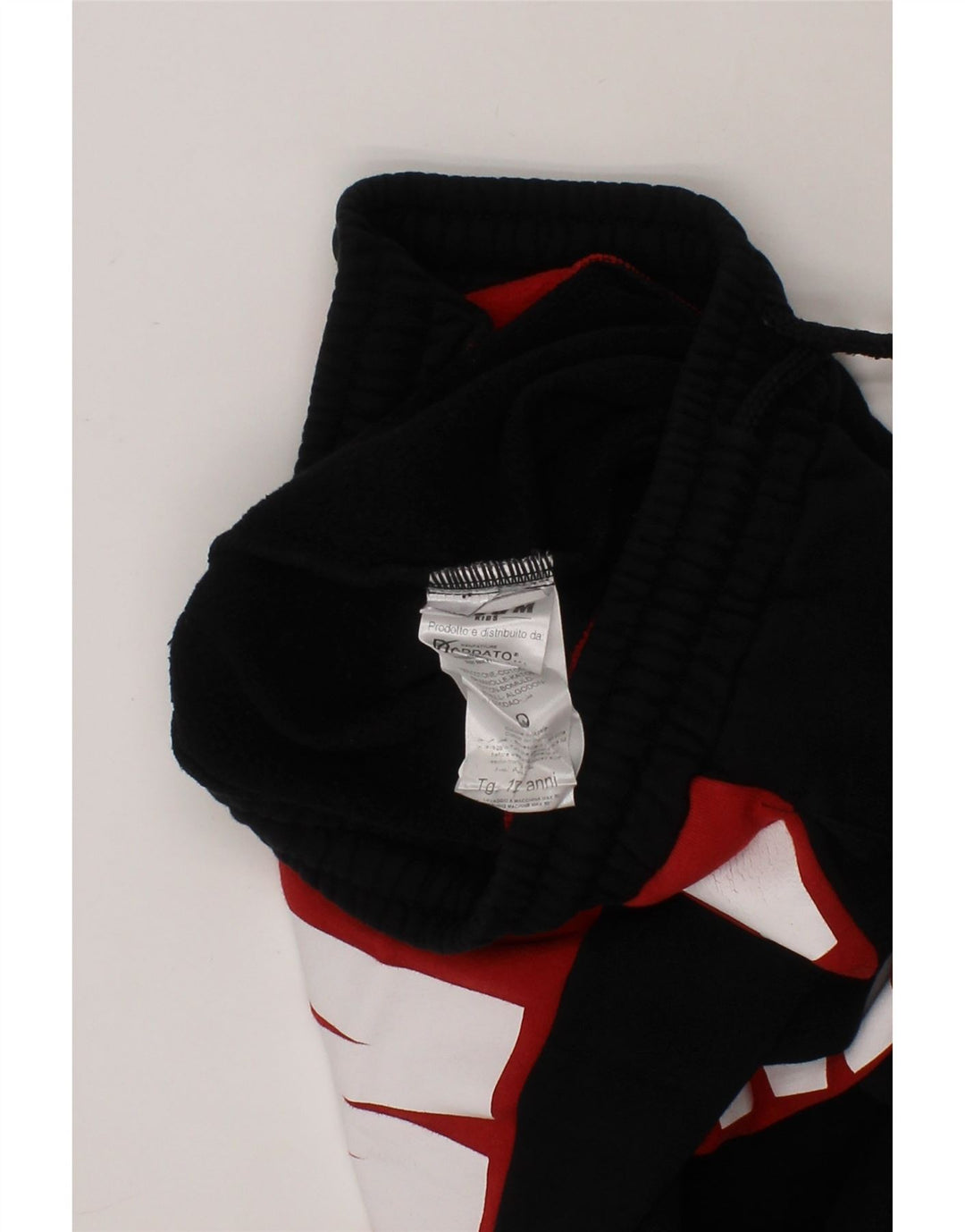 MSGM Girls Graphic Tracksuit Trousers 11-12 Years  Black Colourblock Vintage MSGM and Second-Hand MSGM from Messina Hembry 