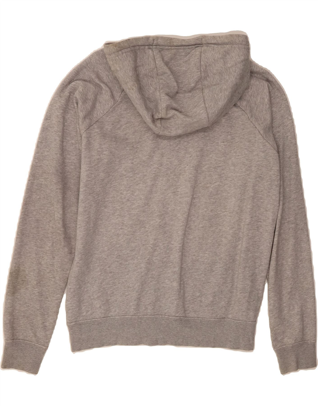 NIKE Womens Oversized Zip Hoodie Sweater UK 10 Small Grey Vintage Nike and Second-Hand Nike from Messina Hembry 