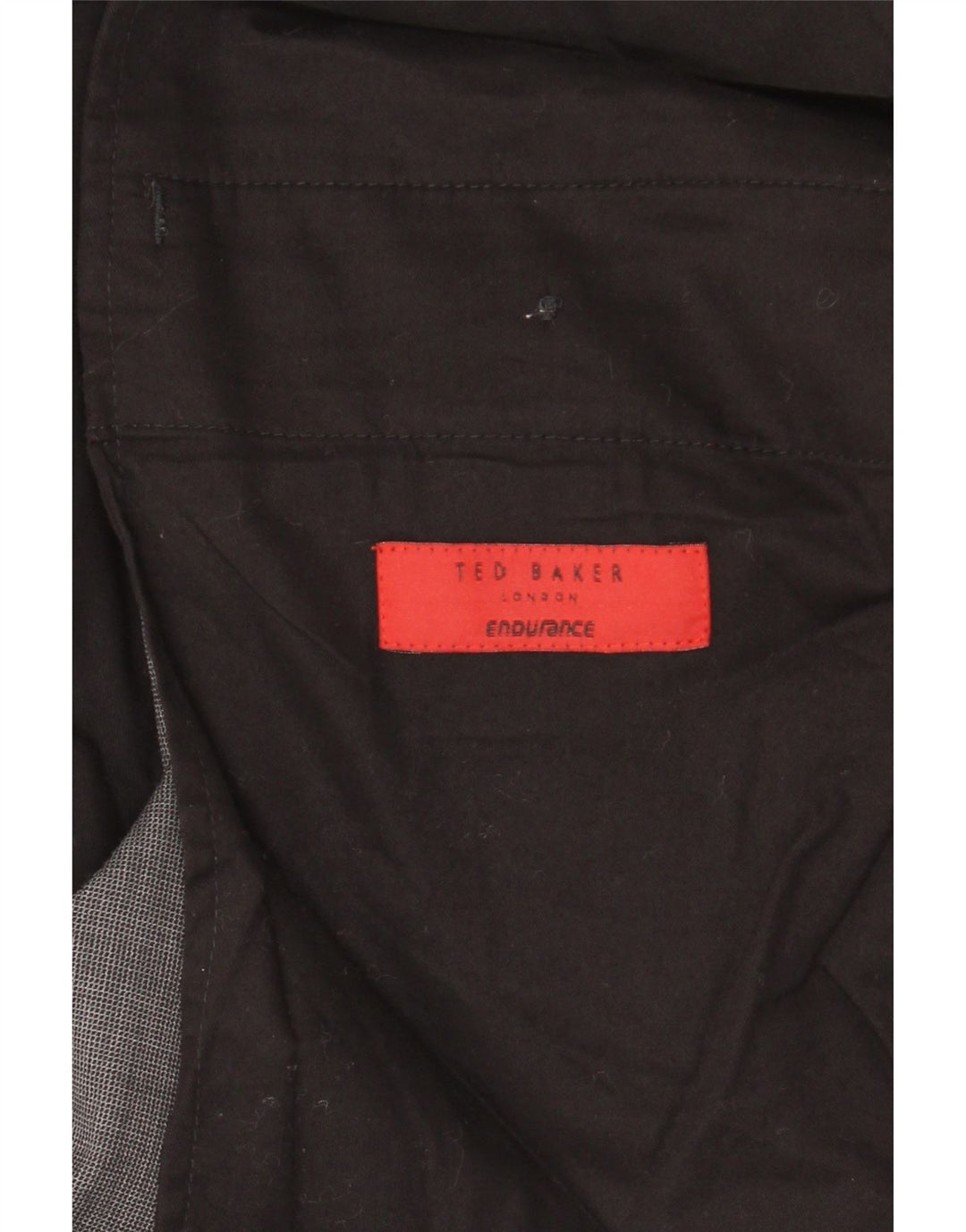 TED BAKER Mens Straight Suit Trousers W40 L32 Grey Wool