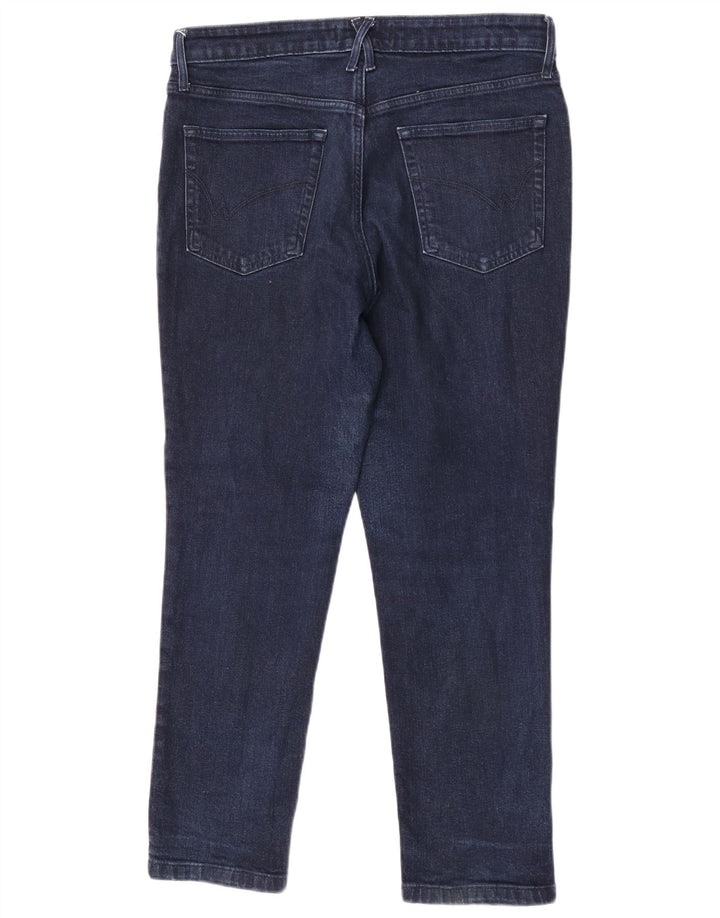 White Stuff Womens Short Straight Jeans UK 14 Large W32 L28 Navy Blue