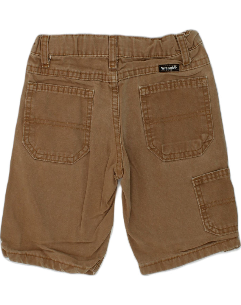 WRANGLER Boys Casual Shorts 6-7 Years W24 Brown Cotton | Vintage Wrangler | Thrift | Second-Hand Wrangler | Used Clothing | Messina Hembry 