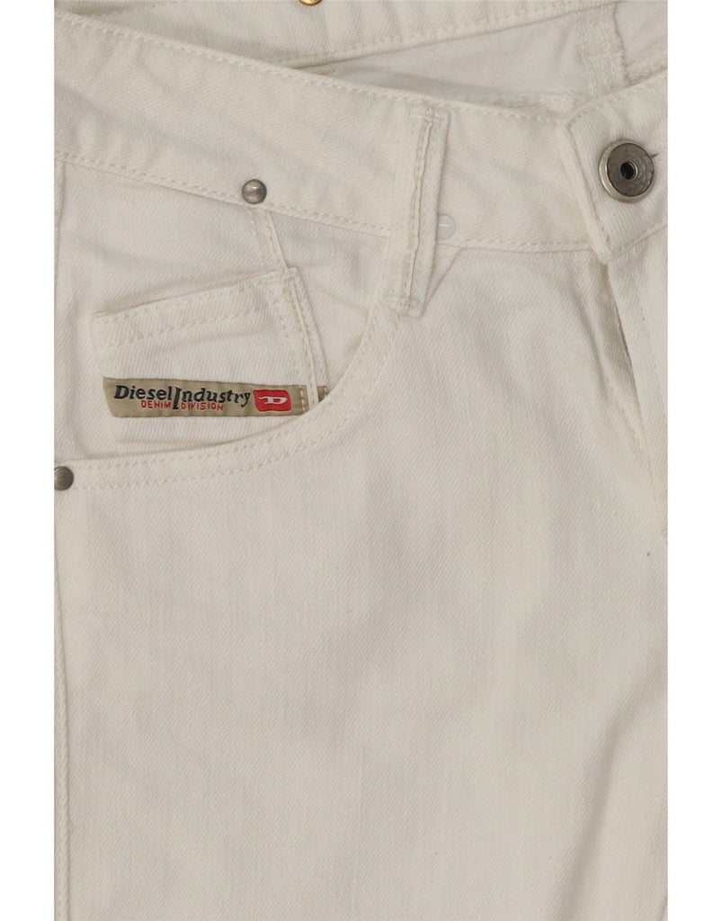 DIESEL Womens Clush Slim Jeans W25 L32 White Cotton Vintage Diesel and Second-Hand Diesel from Messina Hembry 