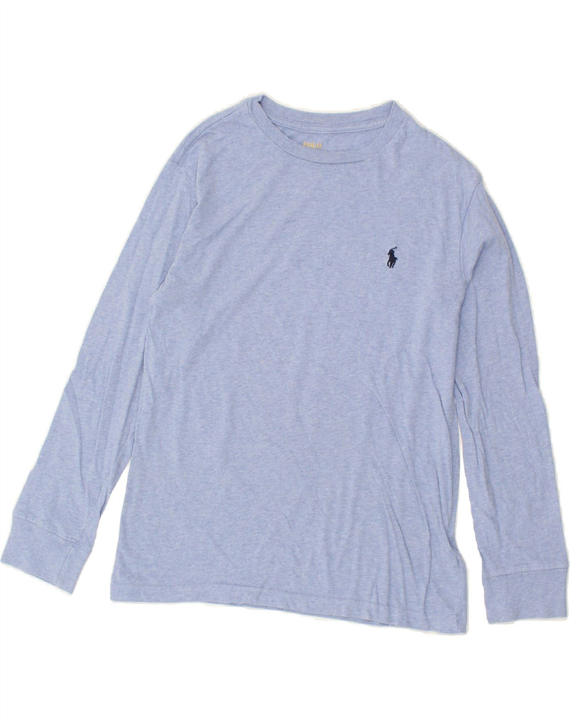 POLO RALPH LAUREN Boys Top Long Sleeve 10-11 Years Blue Cotton | Vintage Polo Ralph Lauren | Thrift | Second-Hand Polo Ralph Lauren | Used Clothing | Messina Hembry 