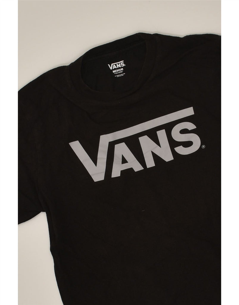 VANS Boys Graphic T-Shirt Top 9-10 Years Medium Black Cotton | Vintage Vans | Thrift | Second-Hand Vans | Used Clothing | Messina Hembry 