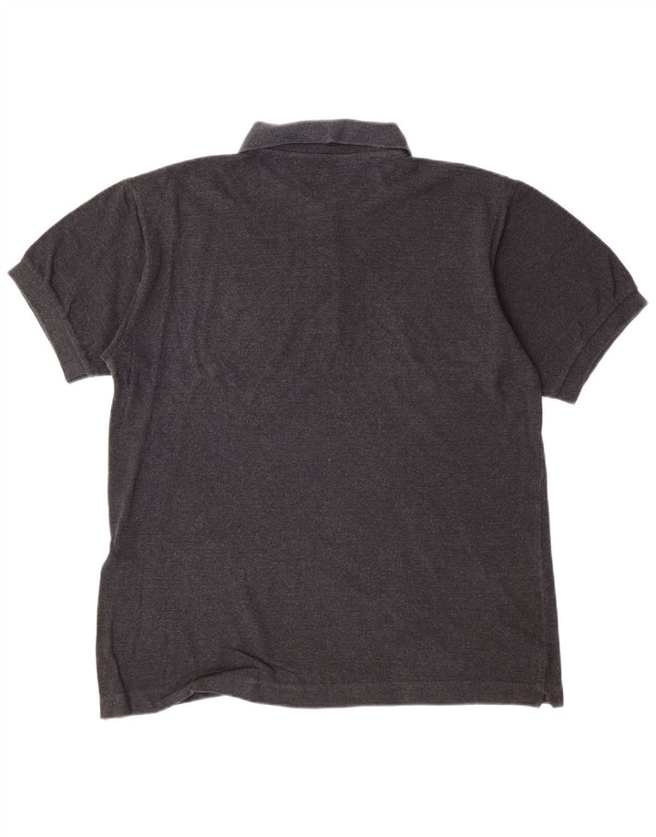 Kappa Mens Polo Shirt Medium Grey Cotton