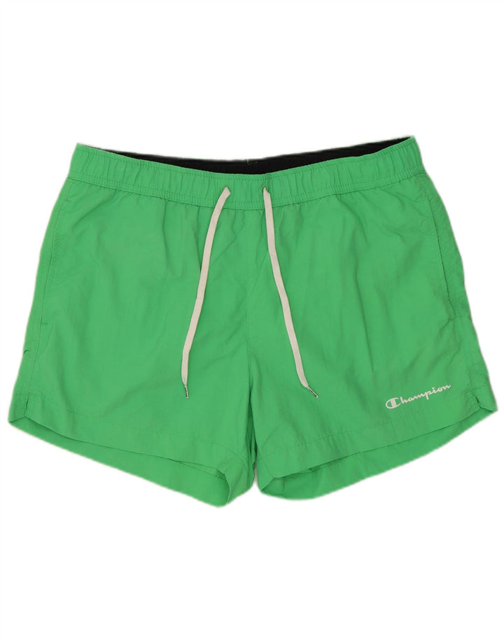 Champion Mens Swimming Shorts Medium  Green