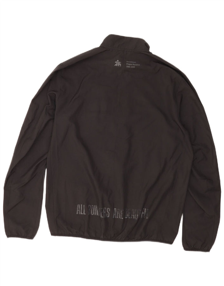 Adidas Mens Graphic Tracksuit Top Jacket Medium Black