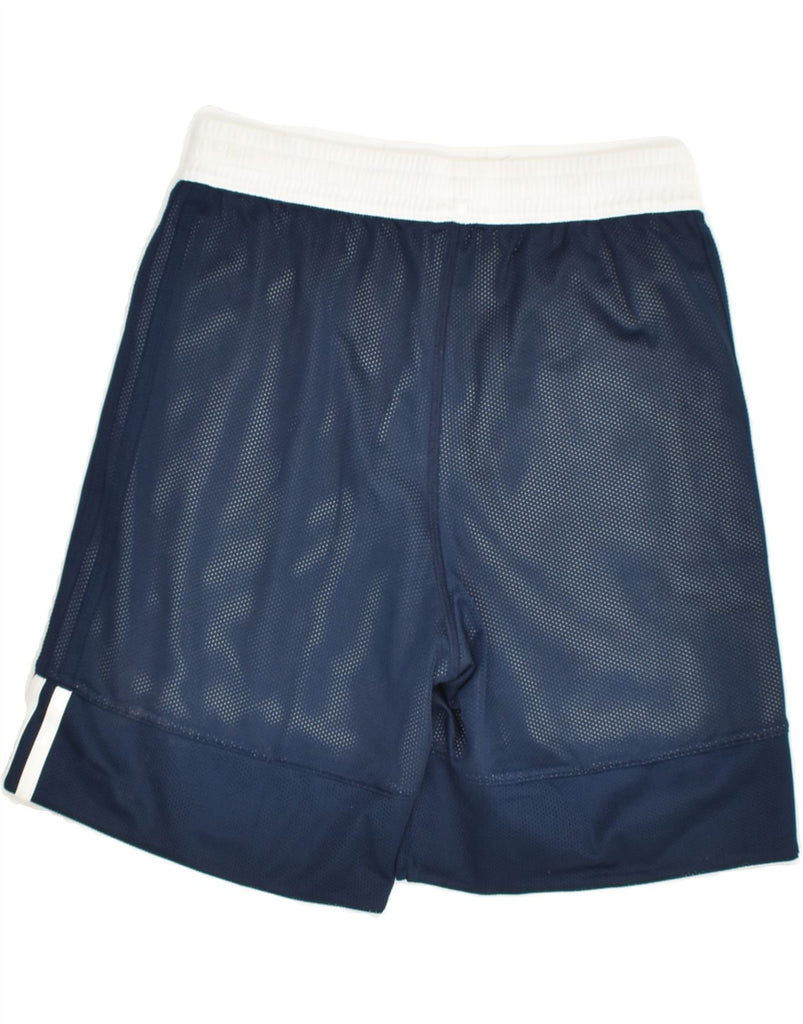 ADIDAS Boys Sport Shorts 11-12 Years Navy Blue Polyester | Vintage Adidas | Thrift | Second-Hand Adidas | Used Clothing | Messina Hembry 