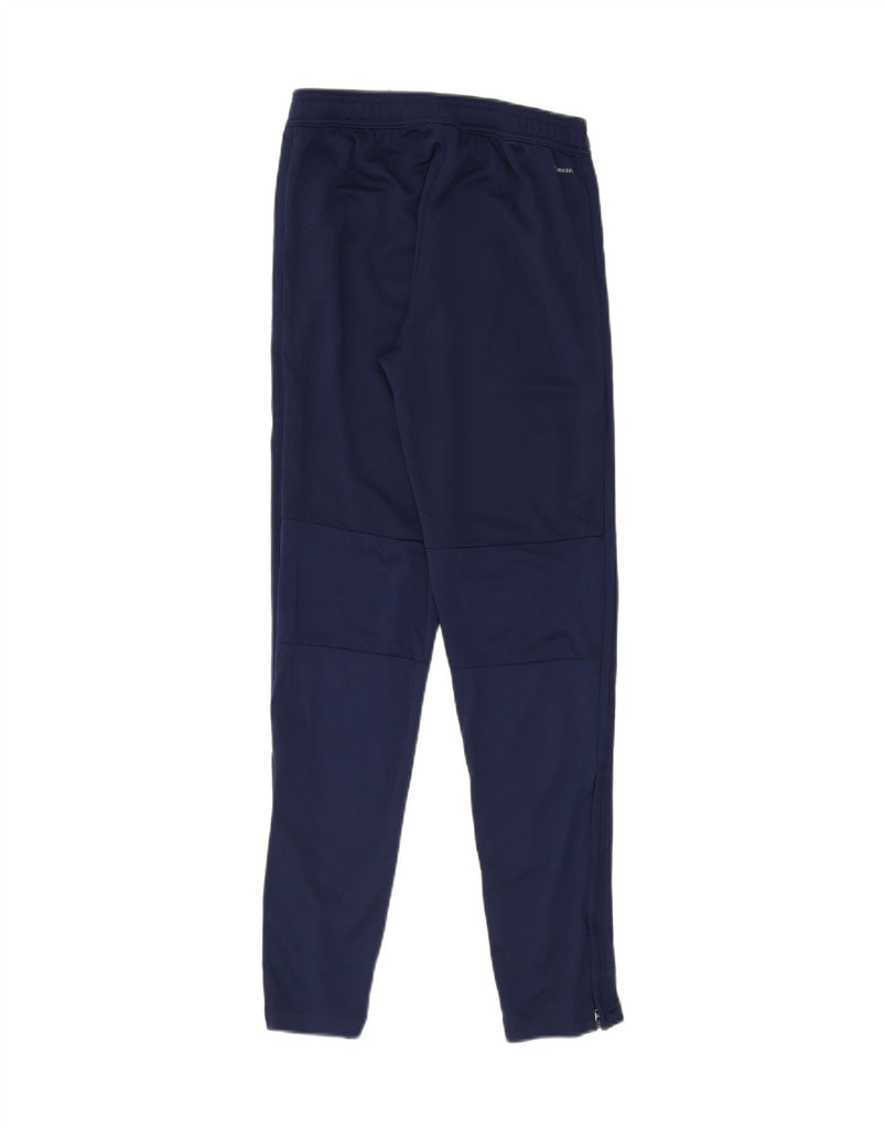 ADIDAS Boys Climacool Tracksuit Trousers 15-16 Years  Navy Blue Polyester Vintage Adidas and Second-Hand Adidas from Messina Hembry 