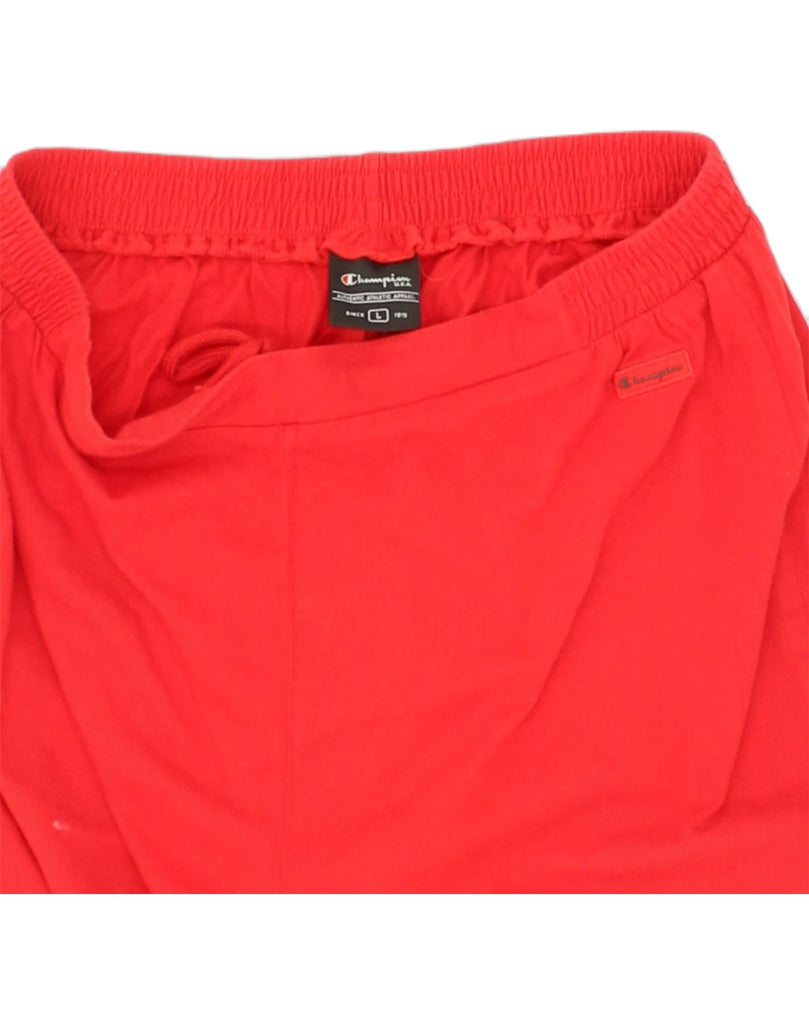CHAMPION Womens Sport Shorts Medium Orange Cotton | Vintage Champion | Thrift | Second-Hand Champion | Used Clothing | Messina Hembry 