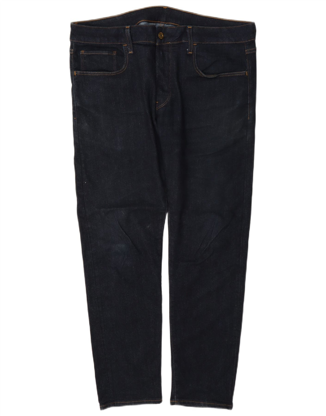 G-Star Mens Slim Jeans W35 L30 Navy Blue Cotton