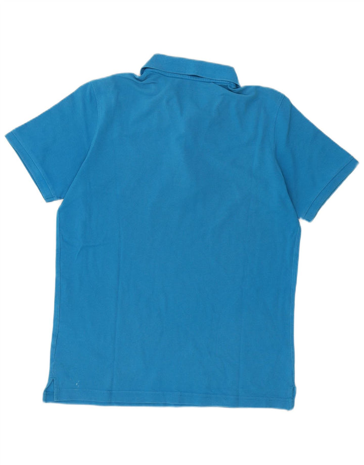 Lotto Mens Polo Shirt Large Blue Cotton