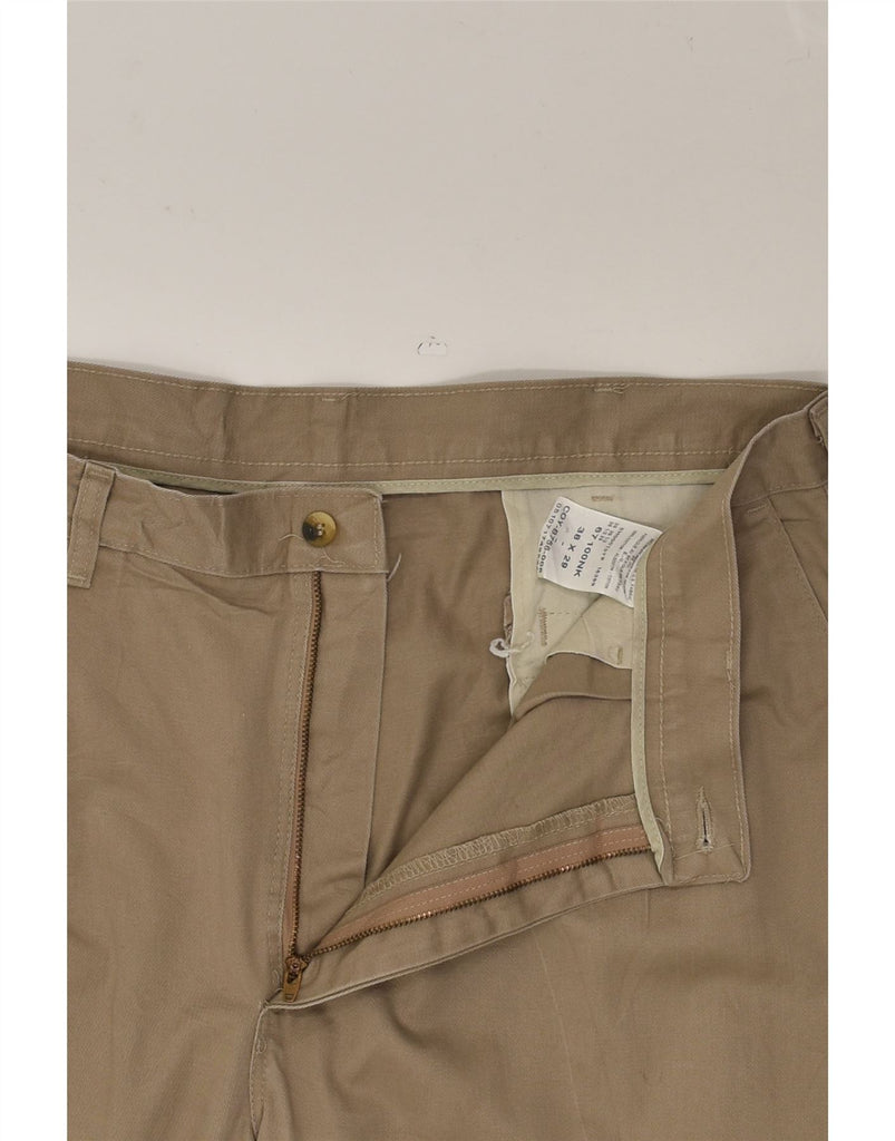 WRANGLER Mens Slim Casual Trousers W38 L29  Brown Cotton | Vintage Wrangler | Thrift | Second-Hand Wrangler | Used Clothing | Messina Hembry 