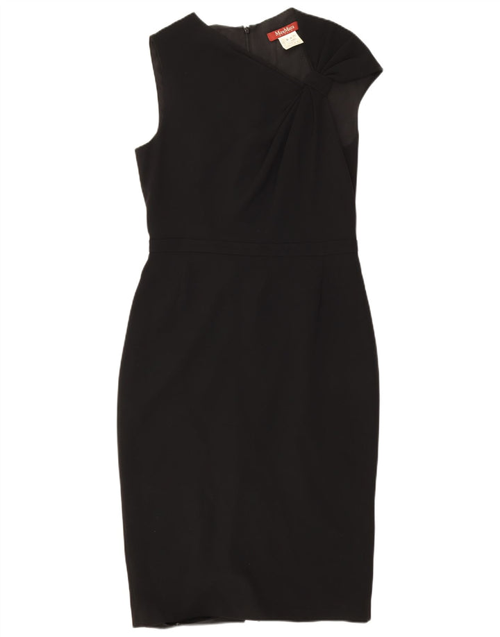 Max Mara Womens Sleeveless Bodycon Dress IT 44 Medium Black