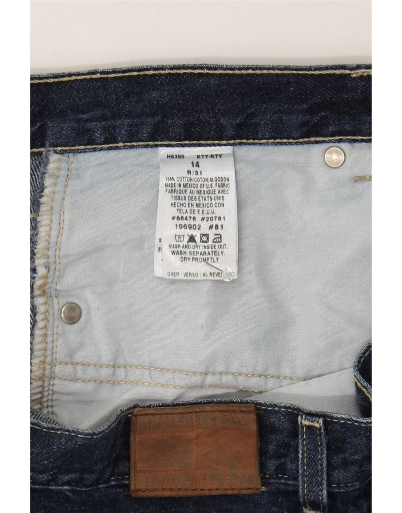 TOMMY HILFIGER Womens Tapered Jeans US 14 XL W34 L32 Navy Blue Cotton Vintage Tommy Hilfiger and Second-Hand Tommy Hilfiger from Messina Hembry 