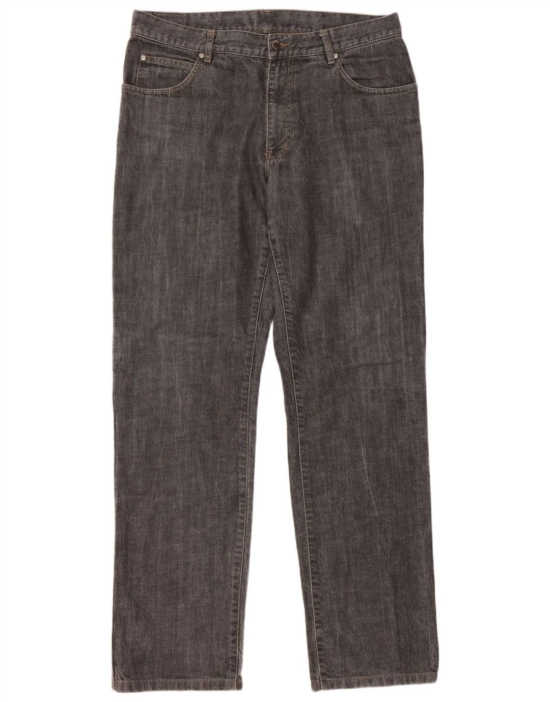 Marina Yachting Mens Straight Jeans W36 L33 Grey Cotton