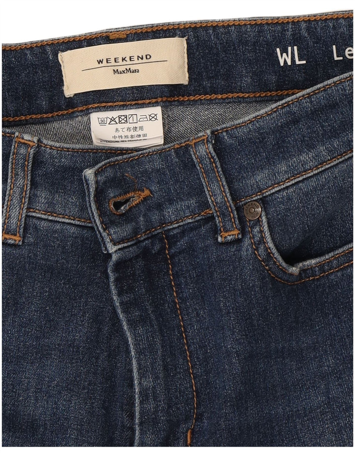 Max Mara Womens Weekend Slim Jeans W30 L31 Navy Blue