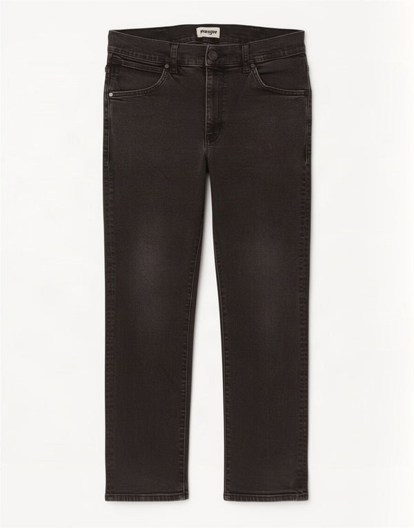 Wrangler Mens Larston Slim Tapered Jeans W34 L29 Black Cotton
