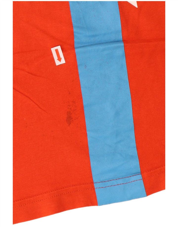 PUMA Mens Graphic T-Shirt Top XL Orange Cotton