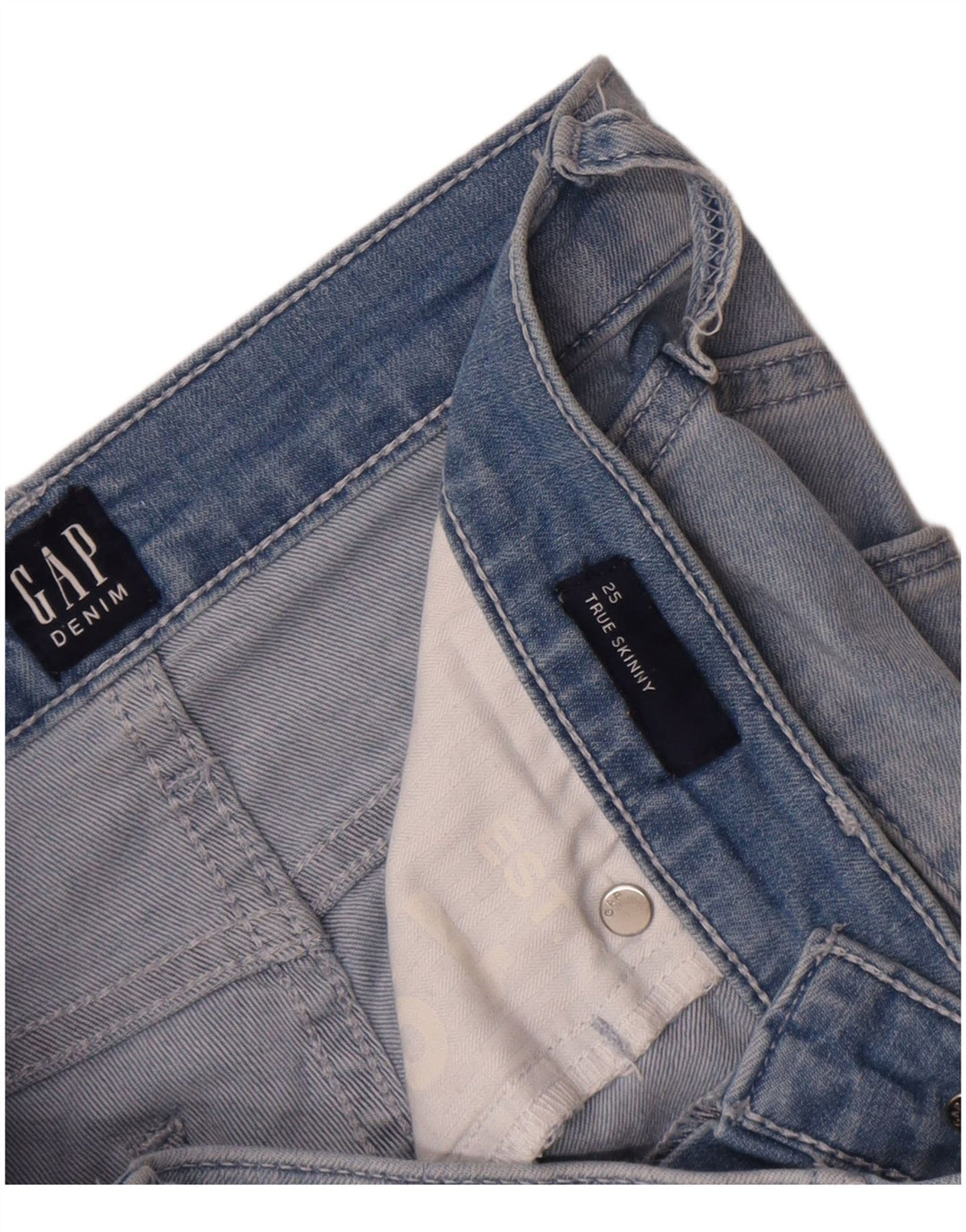 Gap Womens Skinny Jeans W25 L26 Blue Cotton