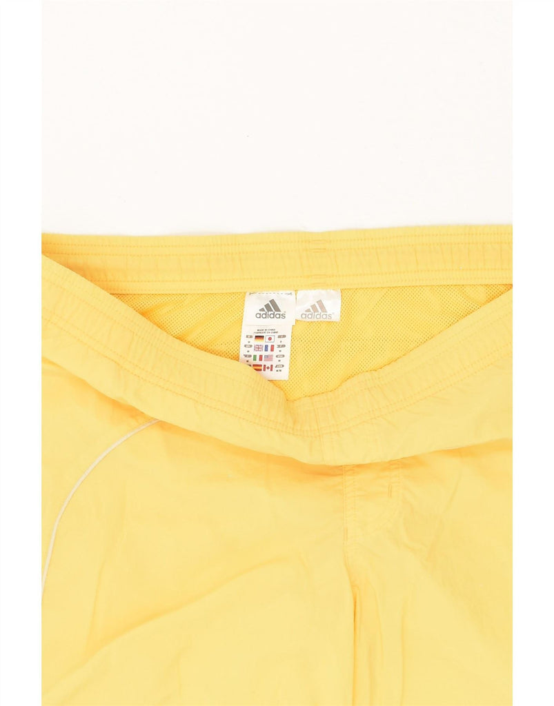 ADIDAS Mens Sport Shorts Medium Yellow Vintage Adidas and Second-Hand Adidas from Messina Hembry 