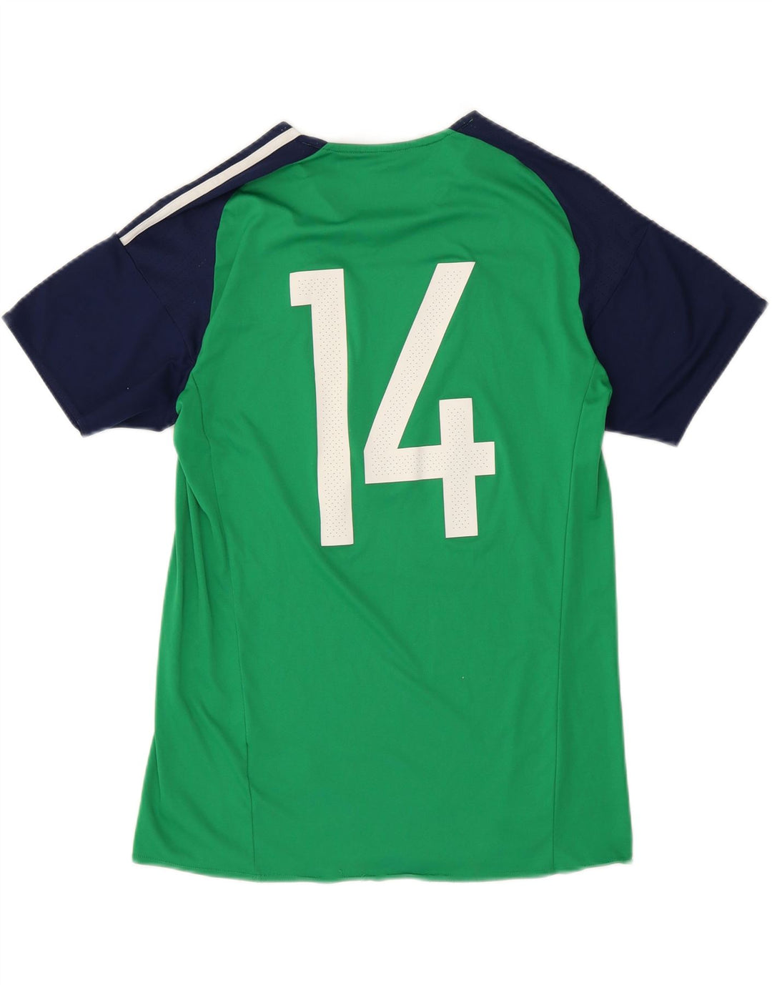 ADIDAS Mens Climacool Graphic T-Shirt Top Medium Green Polyester Vintage Adidas and Second-Hand Adidas from Messina Hembry 