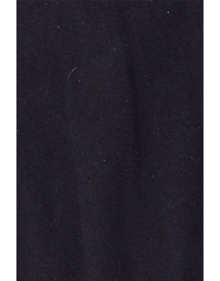 Kappa Mens Crew Neck Jumper Sweater XL Navy Blue Lambswool