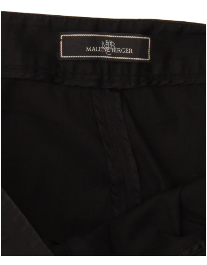 MALENE BIRGER Womens Slim Cropped Trousers W30 L27 Navy Blue