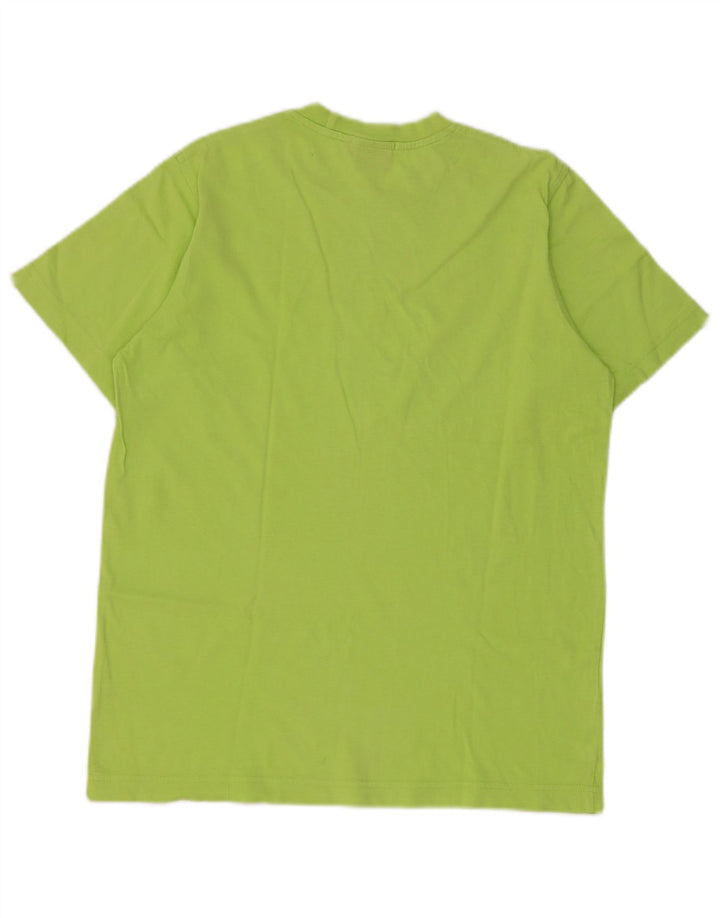 Guess Mens Graphic T-Shirt Top Small Green